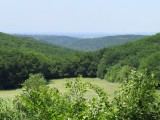 View down the valley