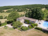 Front of the house with pool